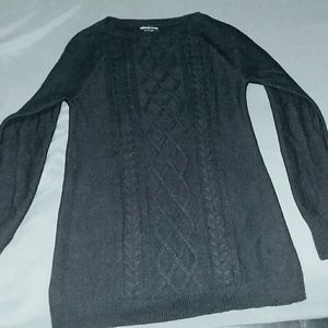 Womens black knit sweater